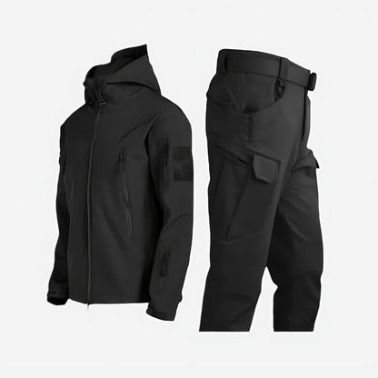 Ridgeline | Men's Tactical Hooded Softshell Outdoor Jacket and Pants Set