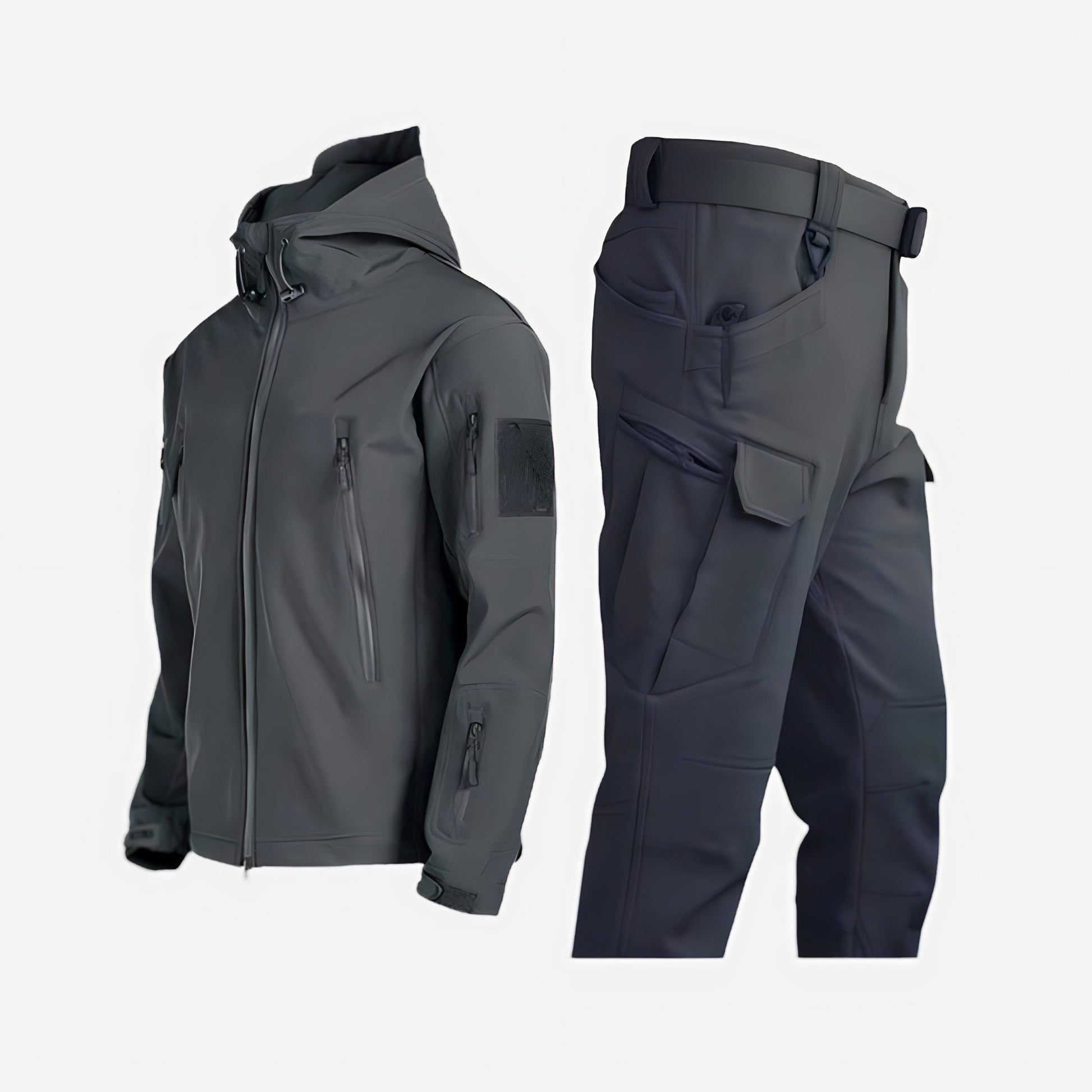 Ridgeline | Men's Tactical Hooded Softshell Outdoor Jacket and Pants Set
