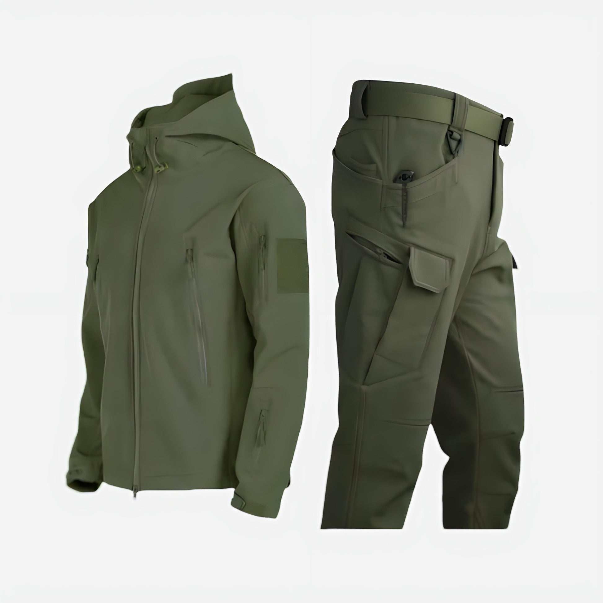 Ridgeline | Men's Tactical Hooded Softshell Outdoor Jacket and Pants Set