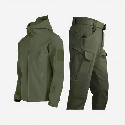 Ridgeline | Men's Tactical Hooded Softshell Outdoor Jacket and Pants Set