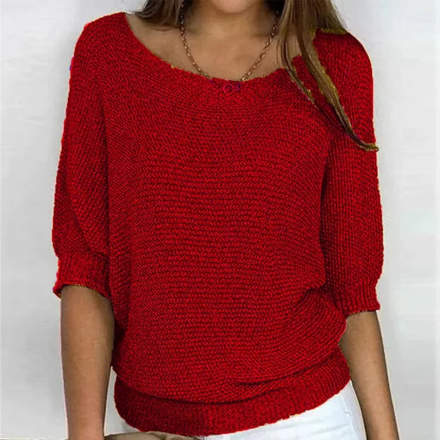 Maelis | Women's Relaxed Knit Batwing Jumper
