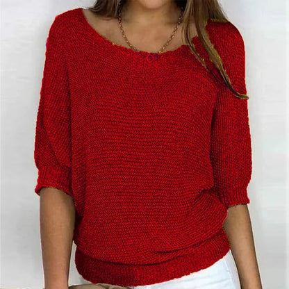 Maelis | Women's Relaxed Knit Batwing Jumper
