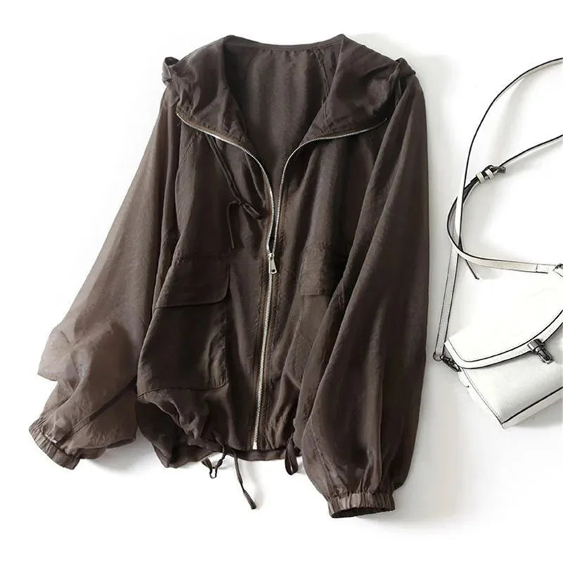 Thistle | Women's Lightweight Hooded Zip-Up Jacket