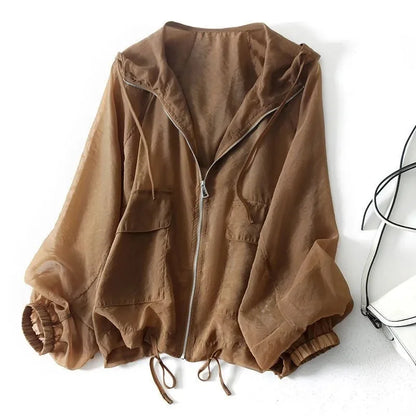 Thistle | Women's Lightweight Hooded Zip-Up Jacket