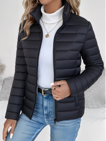 Catriona | Women's Lightweight Quilted Stand Collar Puffer Jacket