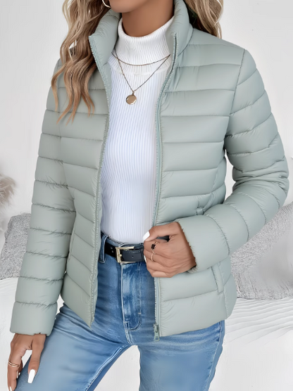 Catriona | Women's Lightweight Quilted Stand Collar Puffer Jacket