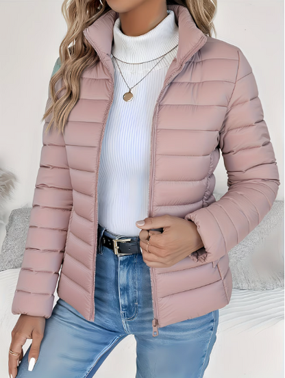 Catriona | Women's Lightweight Quilted Stand Collar Puffer Jacket