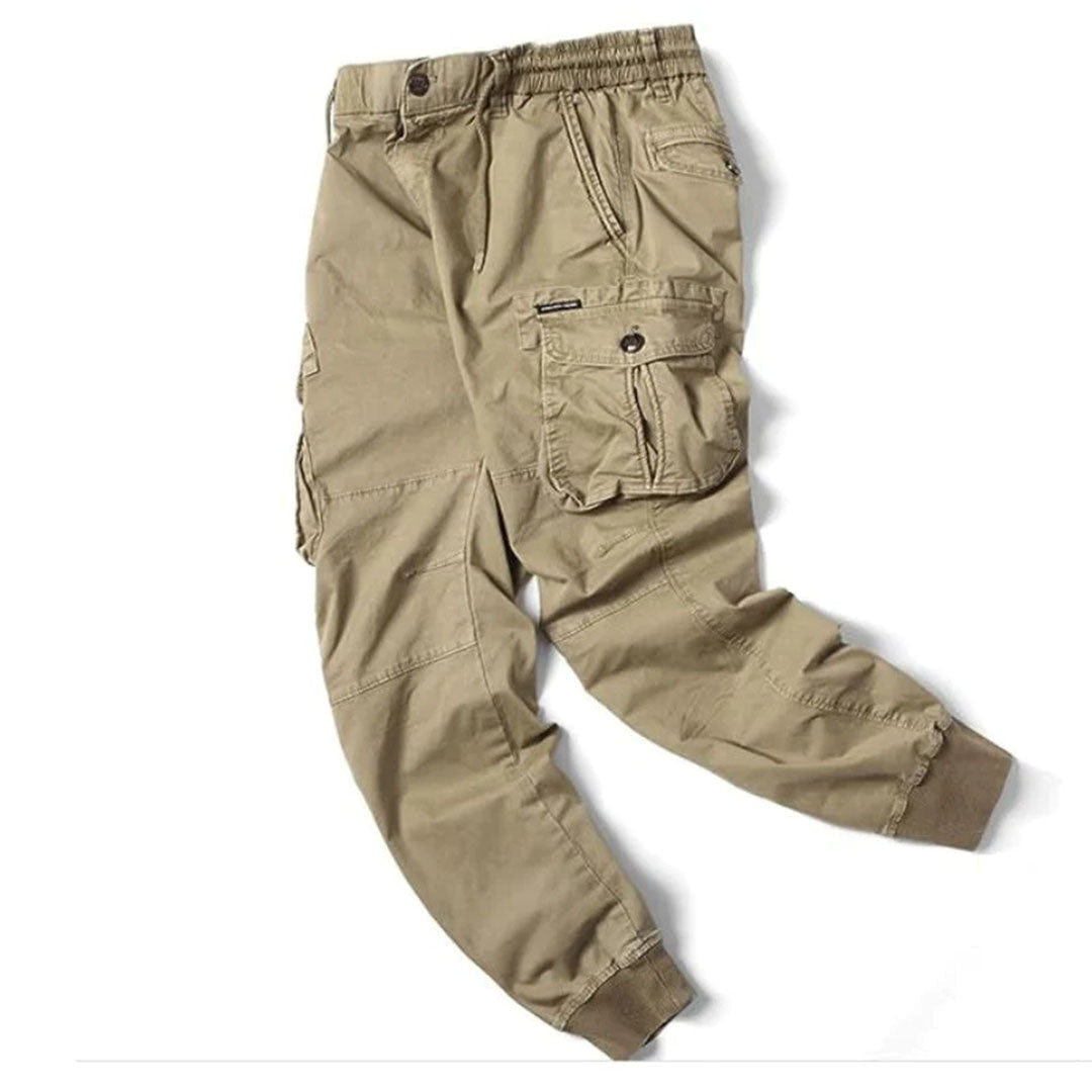 Declan | Men's Utility Pocket Stretch Fit Tapered Cargo Pants