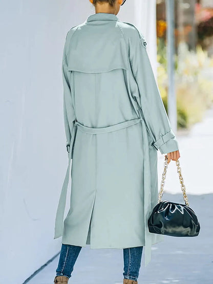 Colette | Women's Long Belted Trench Coat Ladies Trenchcoat