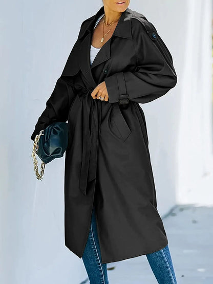 Colette | Women's Long Belted Trench Coat Ladies Trenchcoat