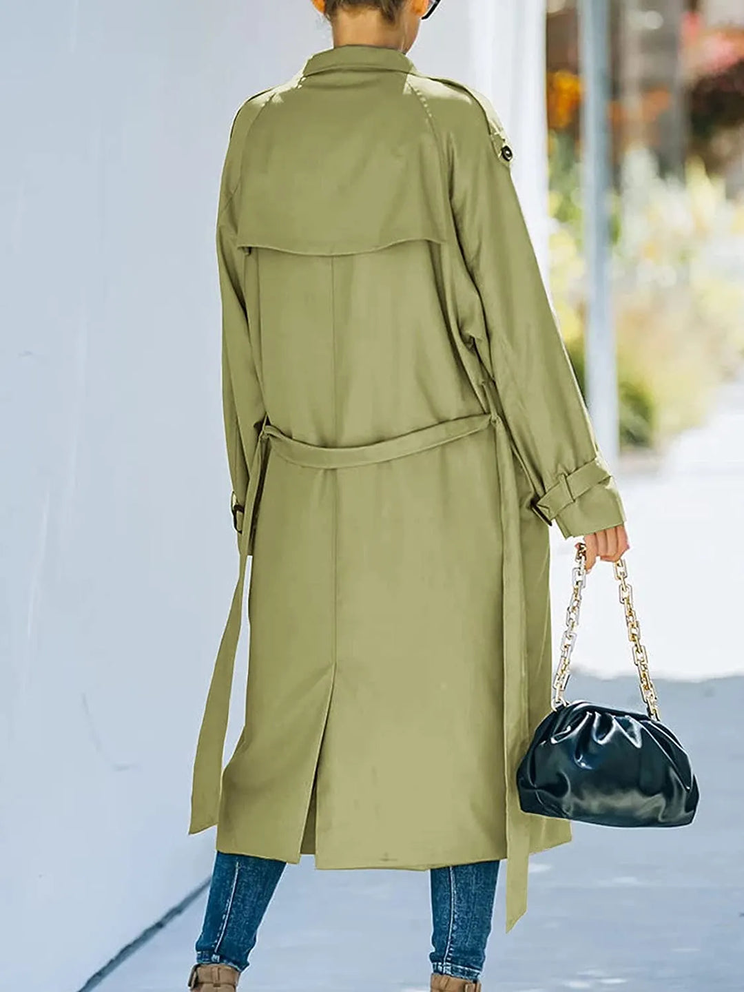 Colette | Women's Long Belted Trench Coat Ladies Trenchcoat
