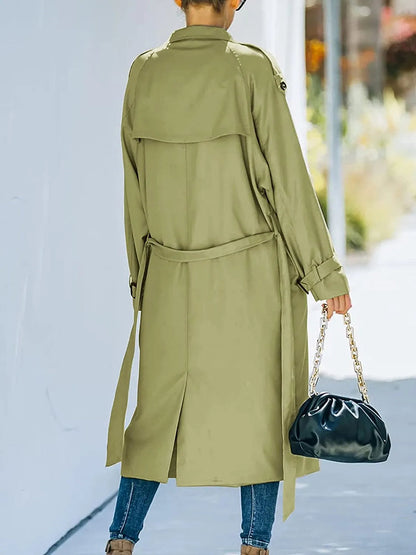 Colette | Women's Long Belted Trench Coat Ladies Trenchcoat