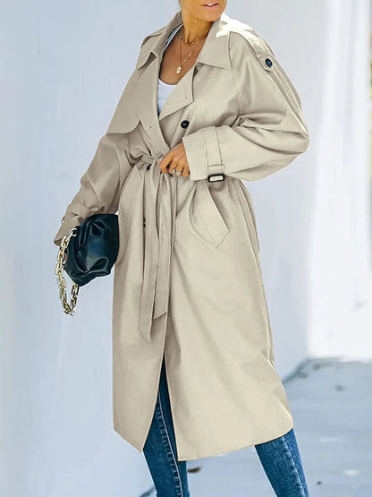 Colette | Women's Long Belted Trench Coat Ladies Trenchcoat