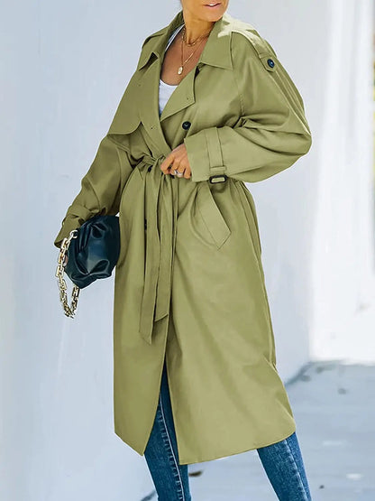 Colette | Women's Long Belted Trench Coat Ladies Trenchcoat