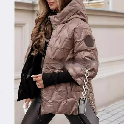 Anneliese | Women's Quilted Insulated Hooded Winter Puffer Jacket