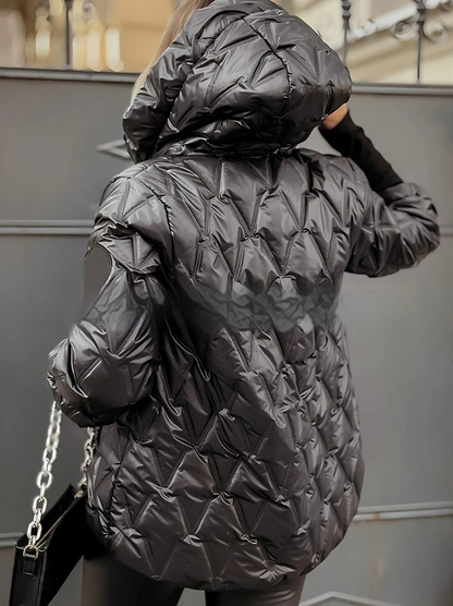 Anneliese | Women's Quilted Insulated Hooded Winter Puffer Jacket