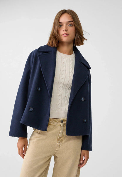Winona | Women's Cropped Double-Breasted Pea Coat