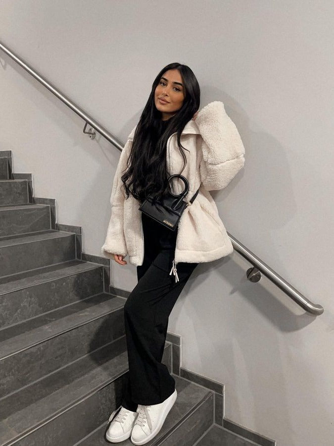 Willa | Women's Teddy Oversized Double Zip Winter Jacket