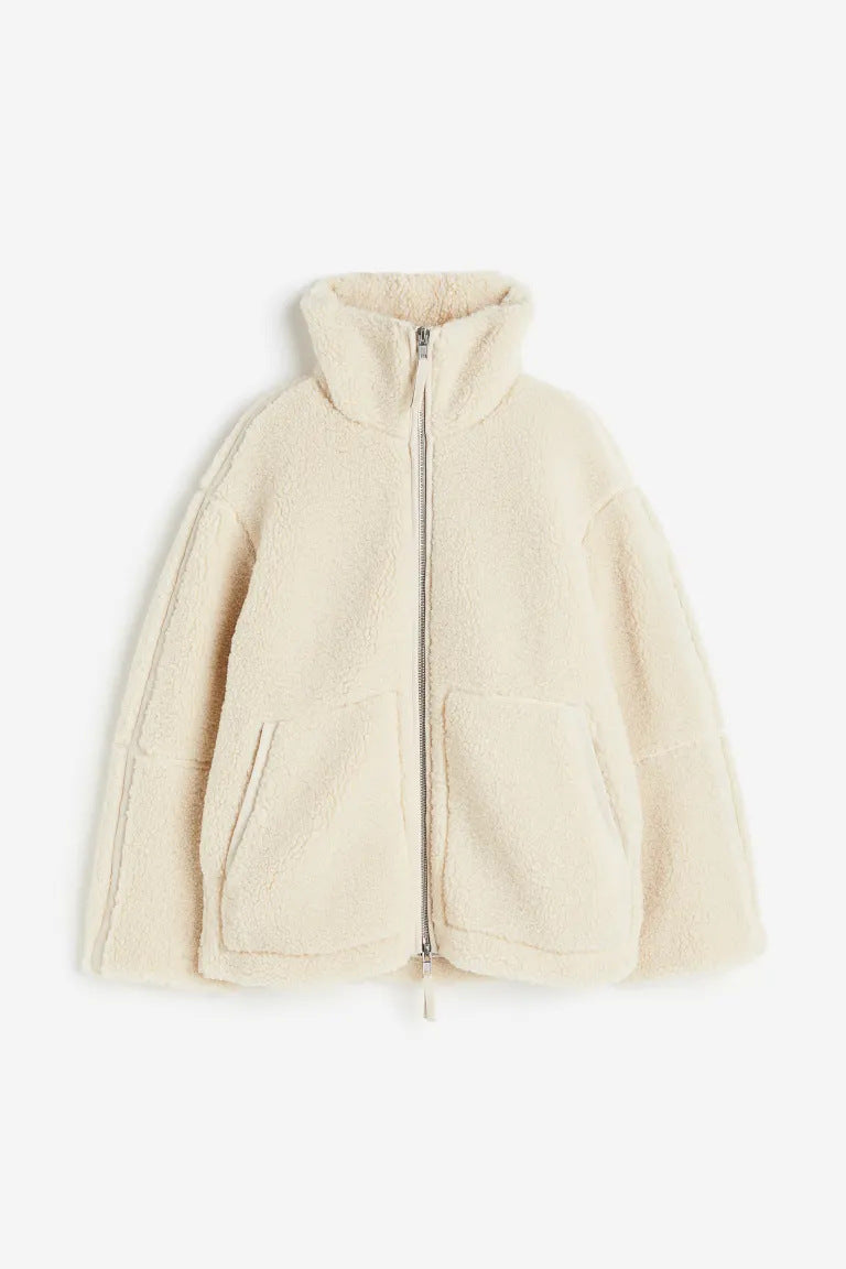 Willa | Women's Teddy Oversized Double Zip Winter Jacket