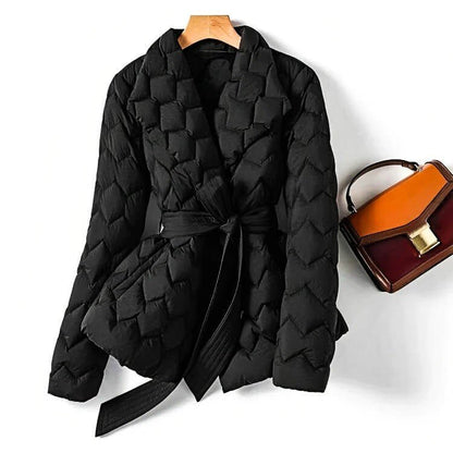 Verity | Women's Quilted Belted Down Winter Coat