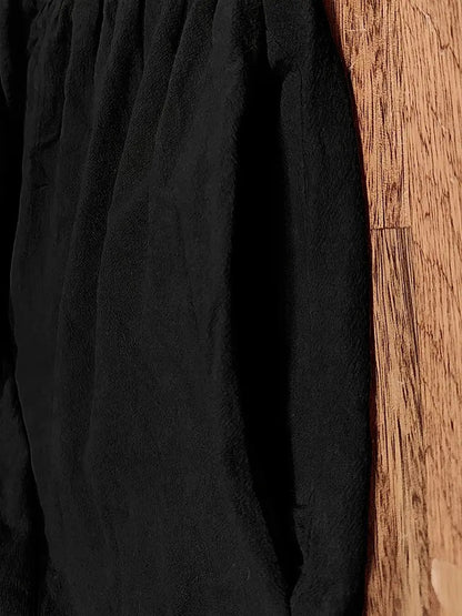 Sage | Short Sleeve Round Neck Gathered Waist Relaxed Maxi Dress
