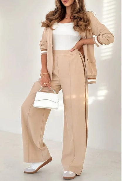 Rosalyn | Women's Tailored Wide-Leg Blazer Trouser Set