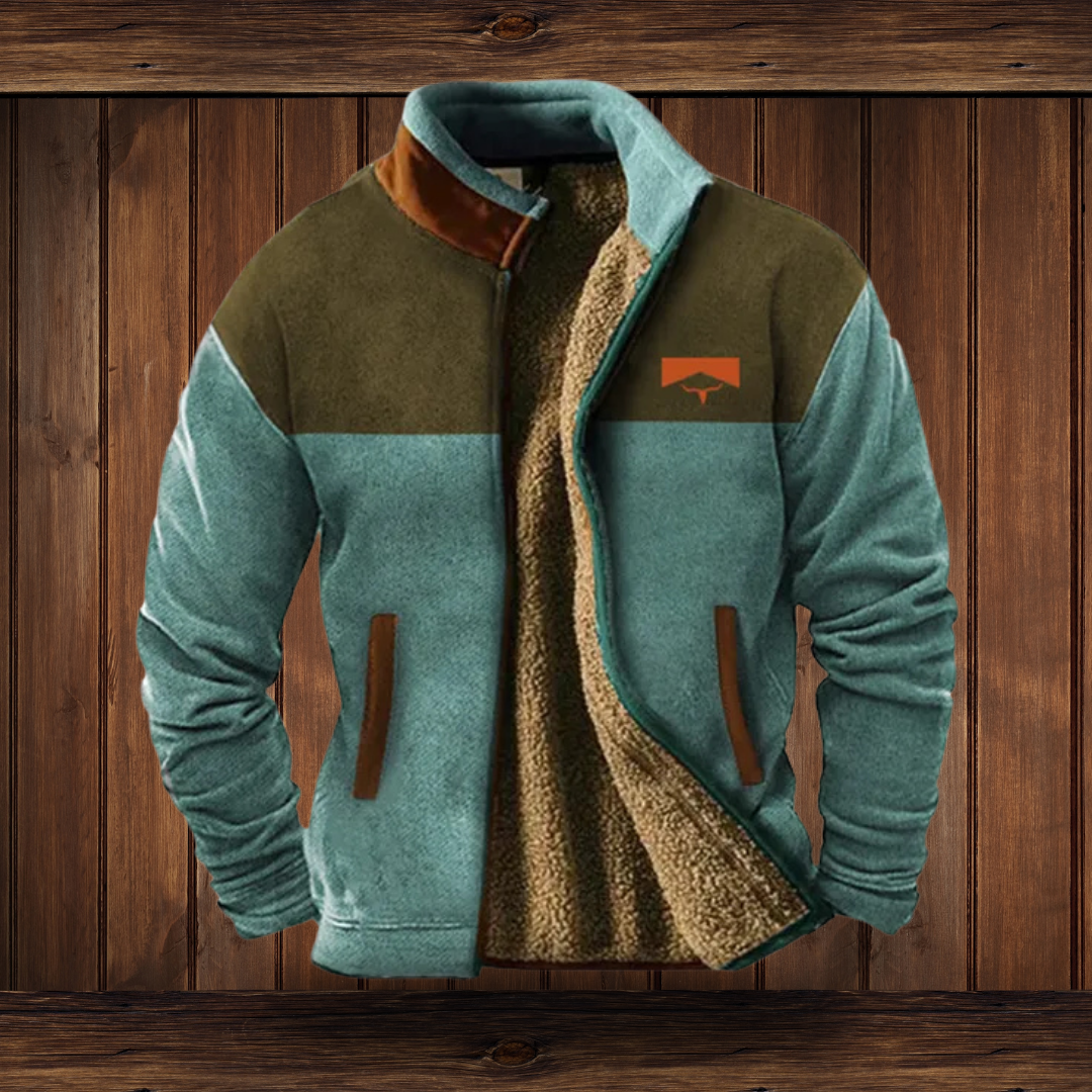 Wyndham | Men's Western Aztec Print Zip-Up Bomber Jacket