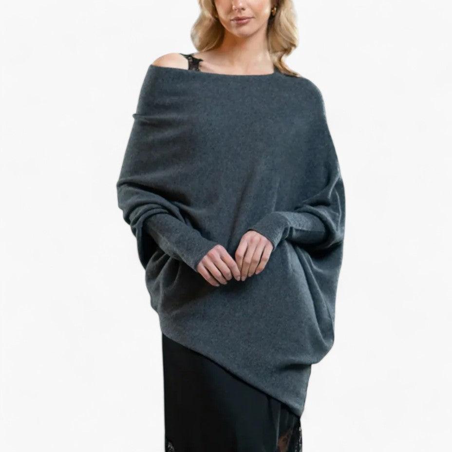 Willow | Women's Off-Shoulder Slouchy Knit Sweater