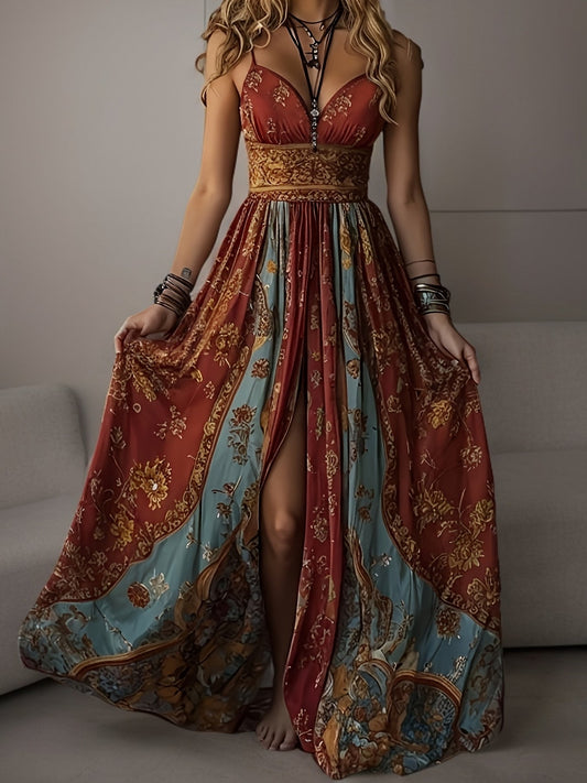 Seraphina | Women's Boho Floral Cami Maxi Dress