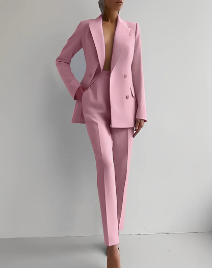 Vesper | Women's Tailored Double-Breasted Blazer Suit