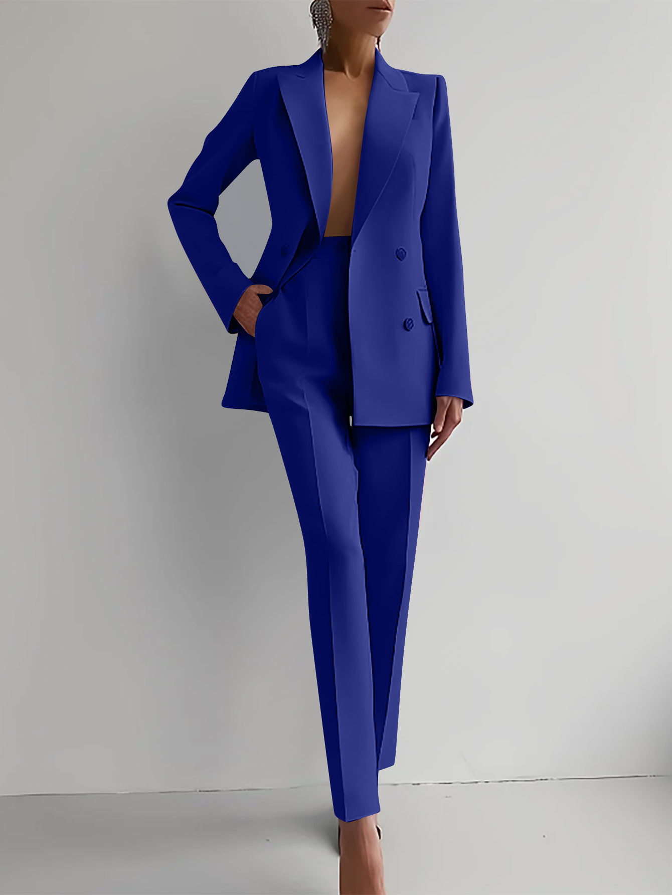 Vesper | Women's Tailored Double-Breasted Blazer Suit