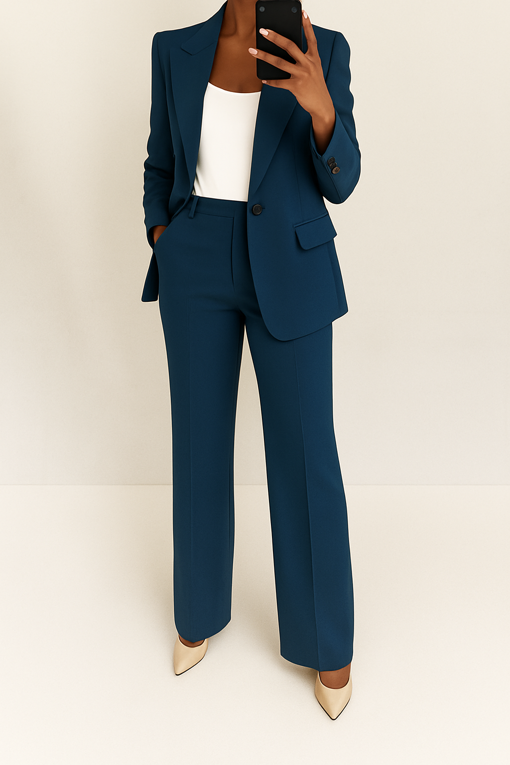 Camille | Women's Tailored Single-Breasted Two-Piece Suit