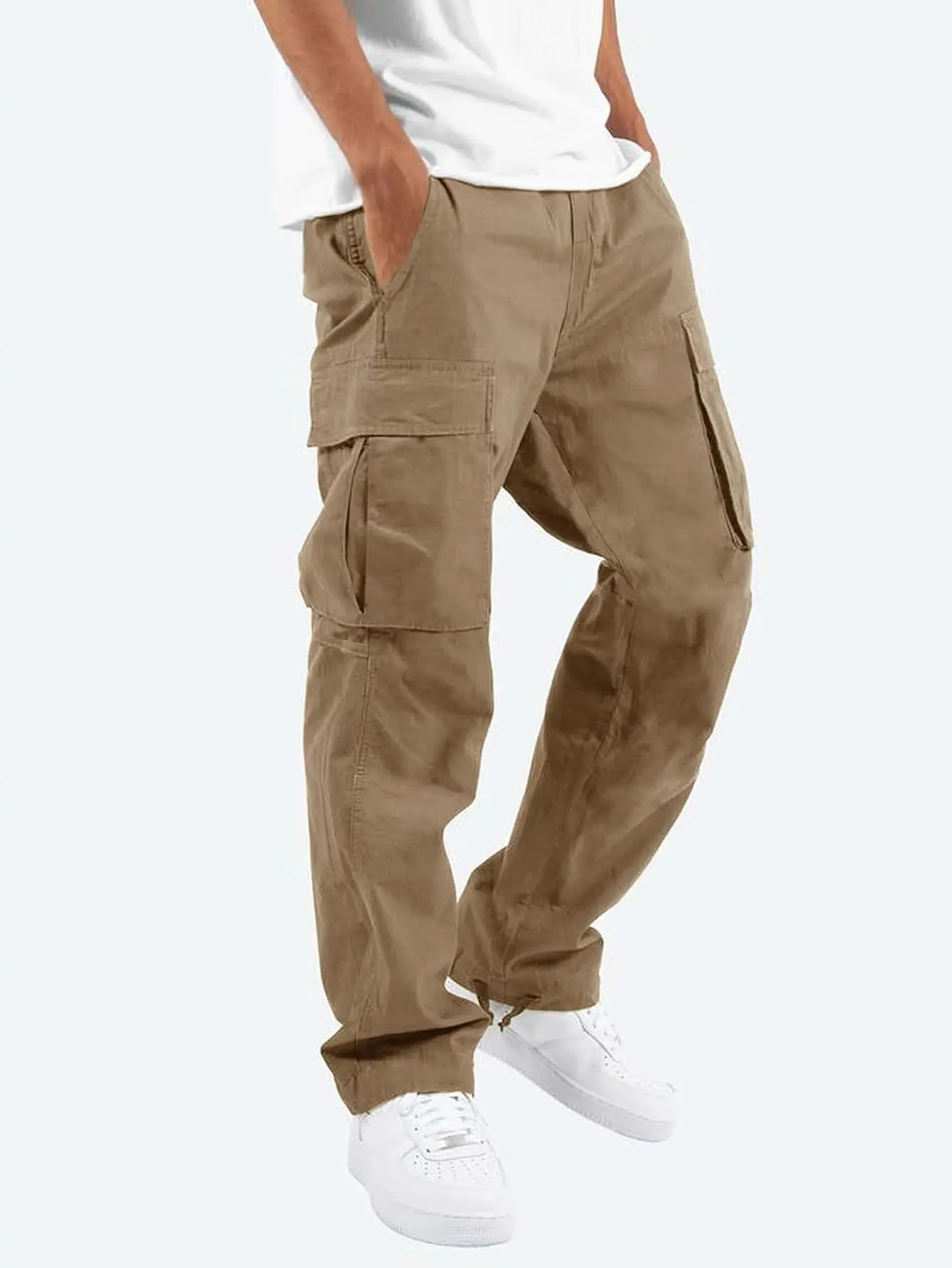 Griffin | Men's Drawstring Relaxed Fit Cargo Pants