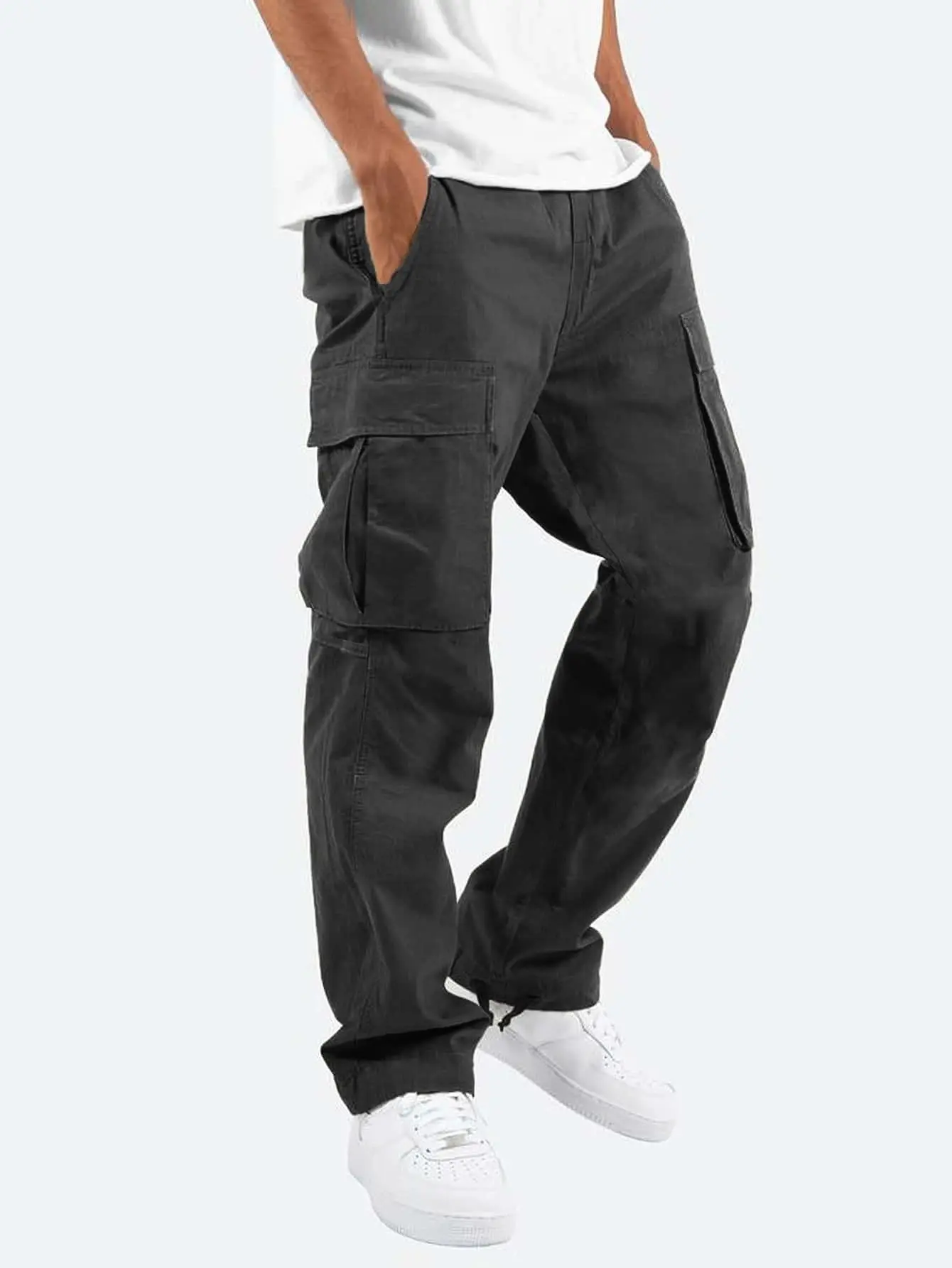 Griffin | Men's Drawstring Relaxed Fit Cargo Pants