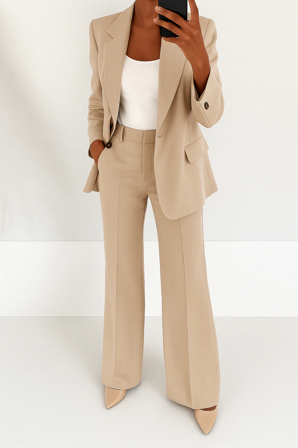 Camille | Women's Tailored Single-Breasted Two-Piece Suit