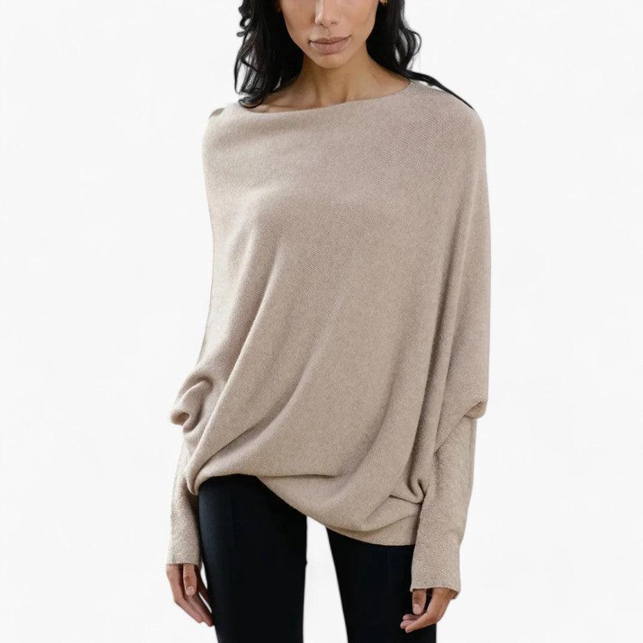 Willow | Women's Off-Shoulder Slouchy Knit Sweater