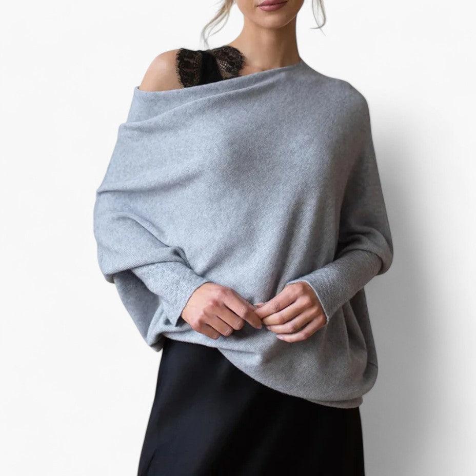Willow | Women's Off-Shoulder Slouchy Knit Sweater