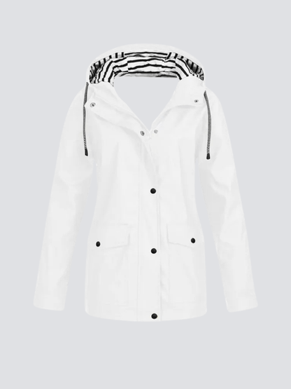 Elowetta | Women's Waterproof Hooded Lightweight Rain Jacket