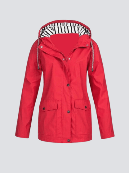 Elowetta | Women's Waterproof Hooded Lightweight Rain Jacket