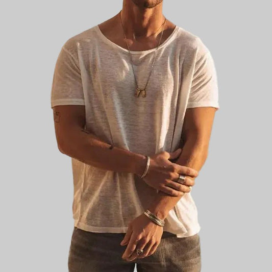 James | Round Neck Short Sleeve Relaxed Casual T-Shirt