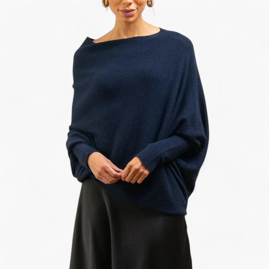 Willow | Women's Off-Shoulder Slouchy Knit Sweater