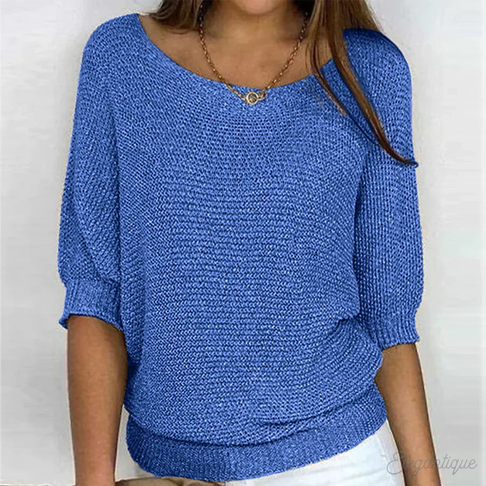 Maelis | Women's Relaxed Knit Batwing Jumper