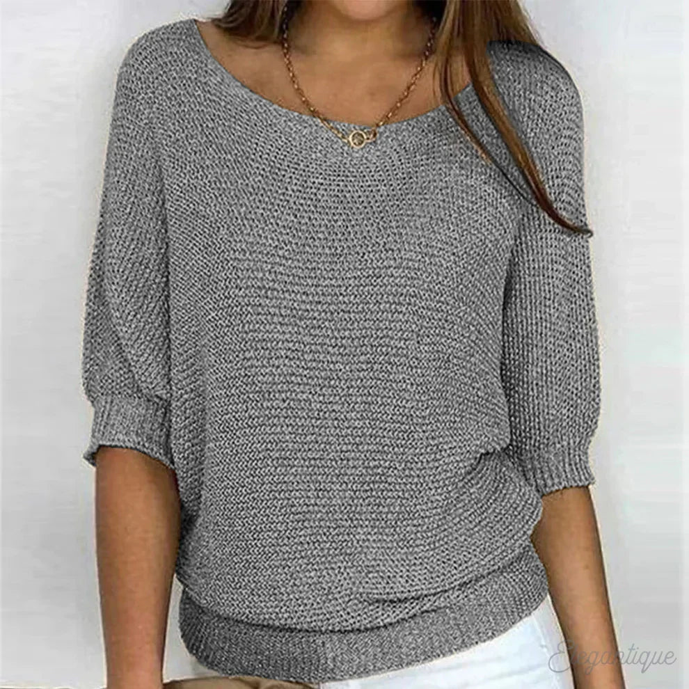 Maelis | Women's Relaxed Knit Batwing Jumper