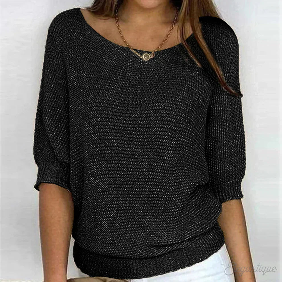 Maelis | Women's Relaxed Knit Batwing Jumper