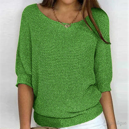 Maelis | Women's Relaxed Knit Batwing Jumper