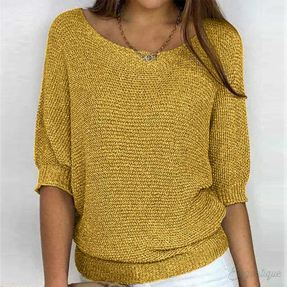 Maelis | Women's Relaxed Knit Batwing Jumper