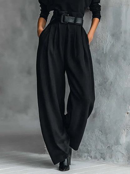 Luna | Turtleneck Long Sleeve High Waist Elegant Jumpsuit Set