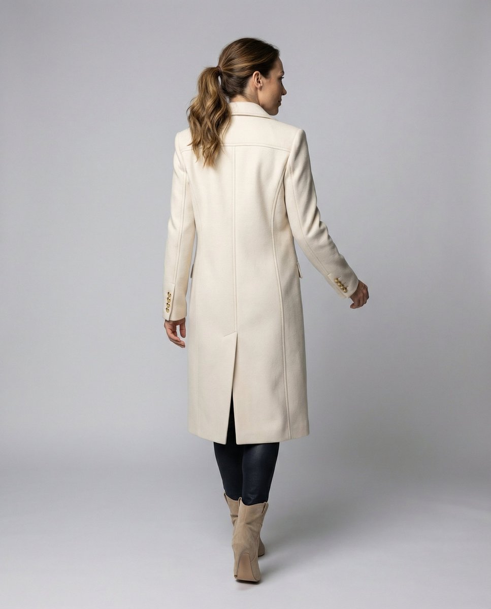 Imogen | Women's Double-Breasted Tailored Longline Winter Coat