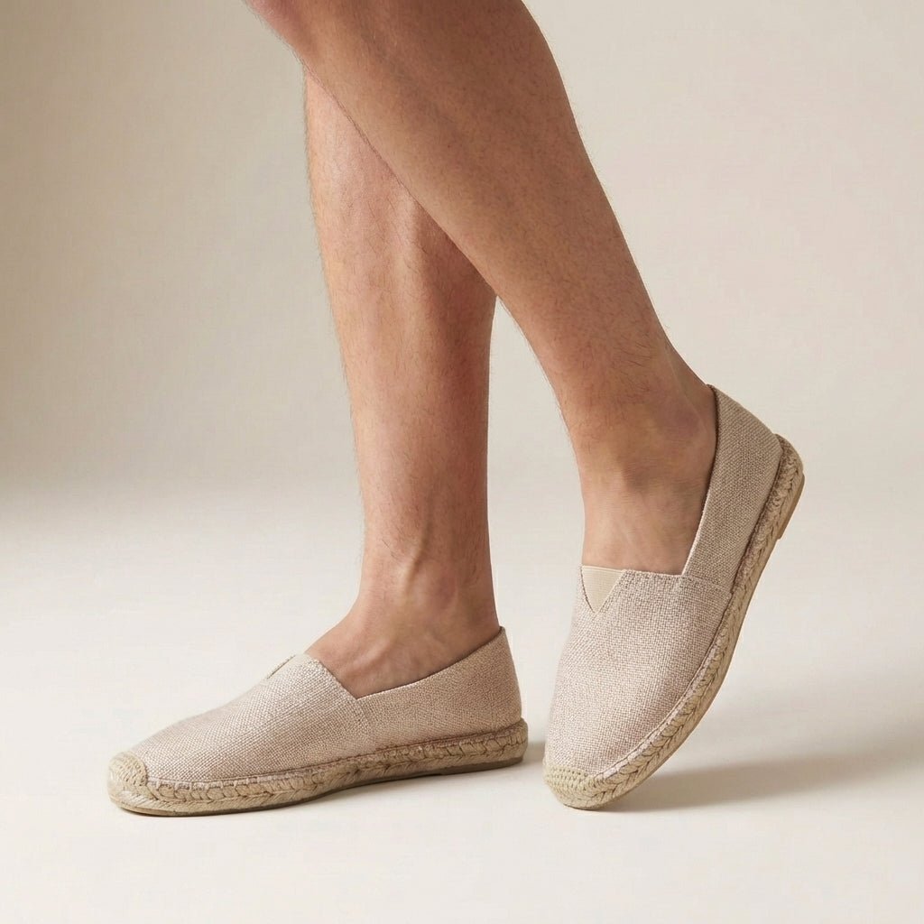 Marcel | Men's Slip-On Espadrille Jute Sole Shoe