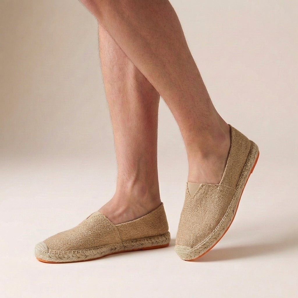 Marcel | Men's Slip-On Espadrille Jute Sole Shoe